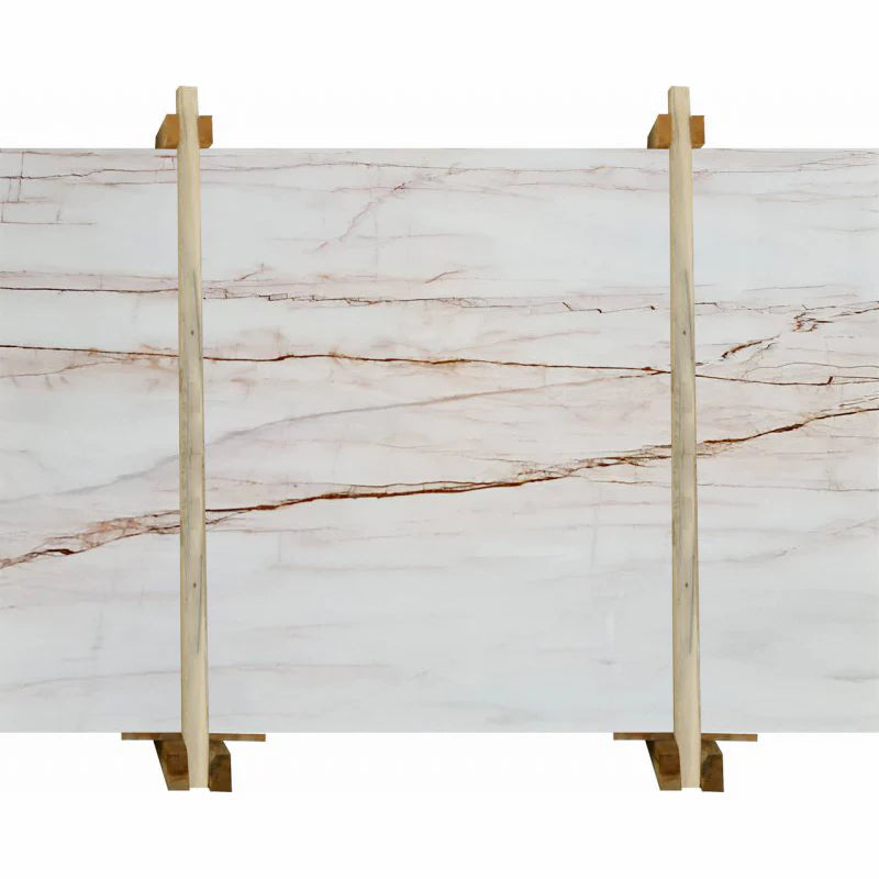 Rosalina Beige Bookmatching Polished Marble Slab