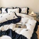 GobekUsa Rose Embroidered Duvet Set - Princess Style