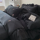 GobekUsa Rose Embroidered Duvet Set - Princess Style