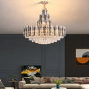 GobekUsa Dimmable Crystal Chandelier Lighting for Living Room