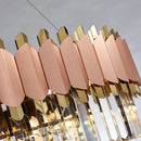GobekUsa E14 LED Crystal Stainless Steel Rose Gold Pendant Lights