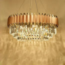 GobekUsa E14 LED Crystal Stainless Steel Rose Gold Pendant Lights