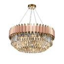 GobekUsa E14 LED Crystal Stainless Steel Rose Gold Pendant Lights