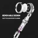Rose gold high pressure shower head with filter for bathroom by Decorbites