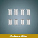 Rose gold high pressure shower head with filter for bathroom by Decorbites