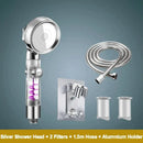 Rose gold high pressure shower head with filter for bathroom by Decorbites