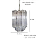 GobekUsa 2025 Pink Glass Chandelier: Classic Kitchen & Living Room Lighting