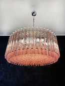 GobekUsa 2025 Pink Glass Chandelier: Classic Kitchen & Living Room Lighting
