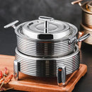 GobekUsa 14-28CM Chinese Hot Pot Alcohol Set