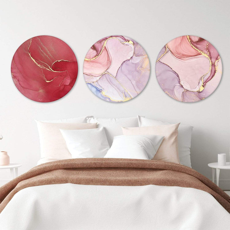 Rose Petal Canvas - Circle