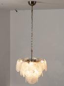 Retro Glass Disc Chandelier