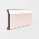 Blush Glossy Base Trim Ceramic Moldings 4 3/16x6