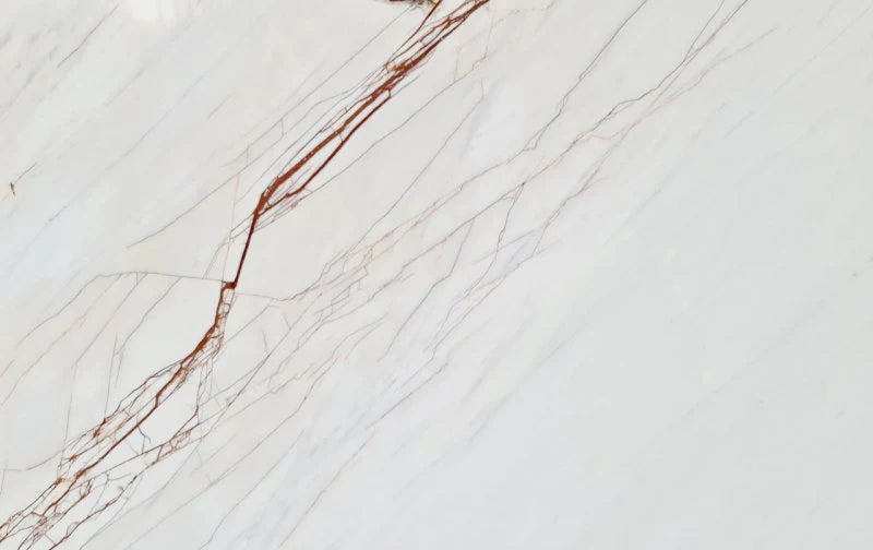 Rosso Venato White Bookmatching Polished Marble Slab