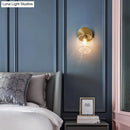 GobekUsa Rotatable Glass Wall Sconce - Small and Stylish Postmodern Brass Light
