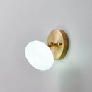 GobekUsa Rotatable Glass Wall Sconce - Small and Stylish Postmodern Brass Light
