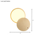 GobekUsa Rotatable Gold Metal LED Wall Sconce - Contemporary Wall Lamp Fixture