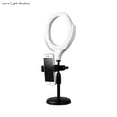 GobekUsa Rotatable LED Round Mirror Light with USB Port- Modernist Metallic Flush Lighting, White