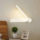 GobekUsa Rotatable LED Sconce: Modern White/Black Finish with Acrylic Shade for Wall Lighting in Warm/White