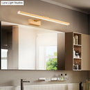 GobekUsa Rotatable LED Vanity Mirror Light: Sleek Metal Linear Wall Sconce for Bathrooms