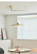 GobekUsa Rotatable Nordic LED Pendant Light - Cream Iron Chandelier