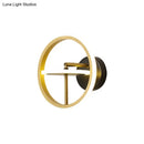 GobekUsa Rotatable Wall Light Kit: Modern Aluminum Gold LED Sconce Fixture in Warm/White Light