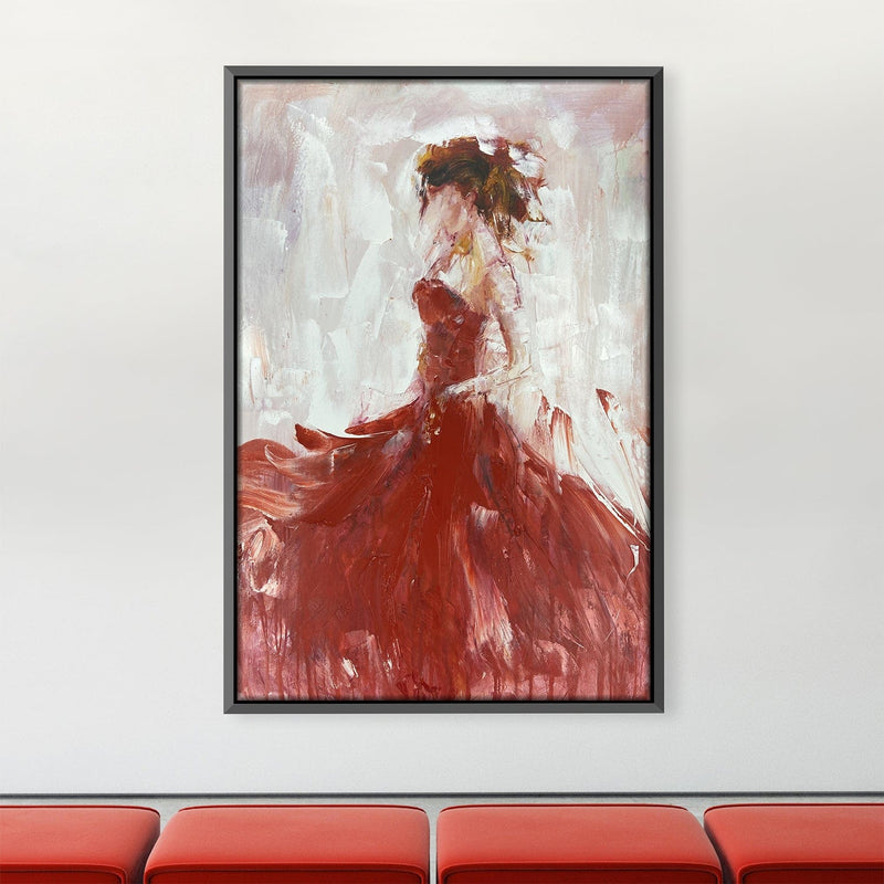 Rouge Abstract Woman Oil Painting