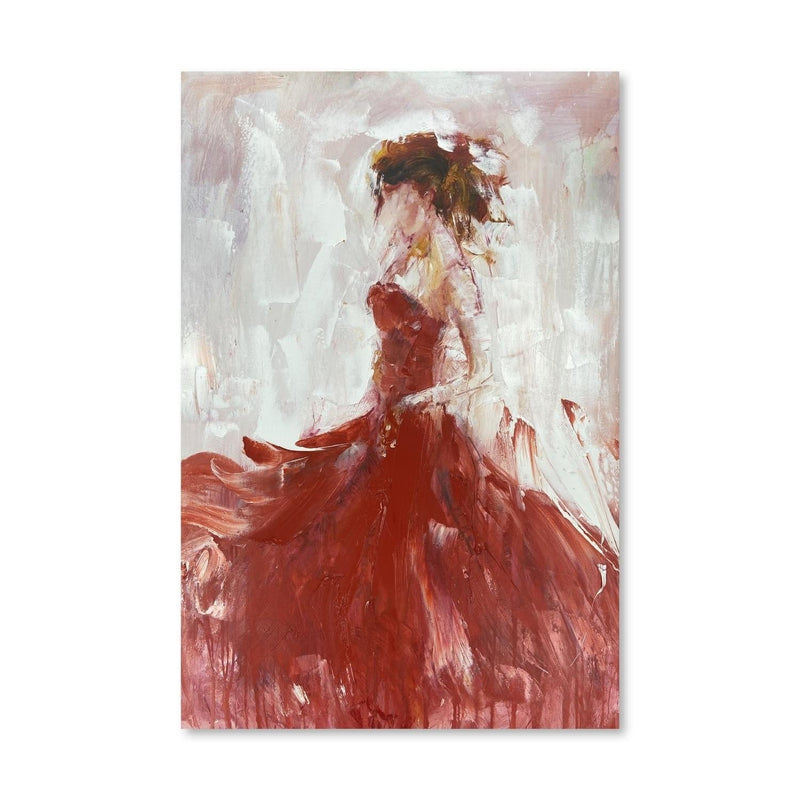 Rouge Abstract Woman Oil Painting