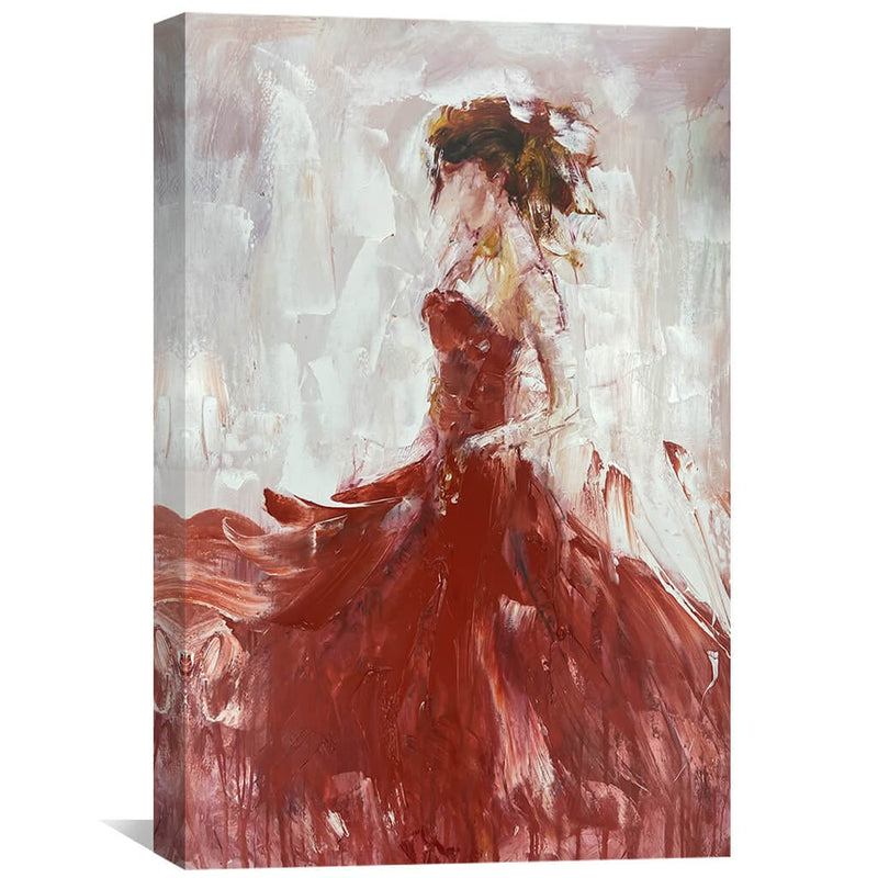 Rouge Abstract Woman Oil Painting