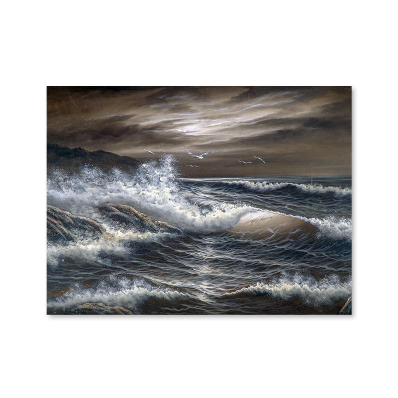 Rough Seas Oil Painting