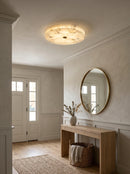 Alabaster Round Ceiling Lamp