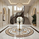 Round Aluminum Backed Multi Finish Diana Marble Medallions 48
