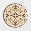 Round Aluminum Backed Multi Finish Grace Marble Medallions 60