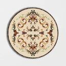 Round Aluminum Backed Multi Finish Grace Marble Medallions 72