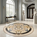 Round Aluminum Backed Multi Finish Lucerne Marble Medallions 60