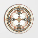 Round Aluminum Backed Multi Finish Monroe Marble Medallions 48