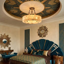 Round Aurevia Alabaster Ceiling Light