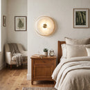 Round Beran Alabaster Wall Light