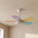 Round Colored Petal Shaped Ceiling Fan Lights