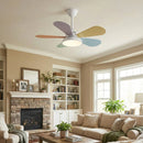 Round Colored Petal Shaped Ceiling Fan Lights