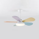 Round Colored Petal Shaped Ceiling Fan Lights