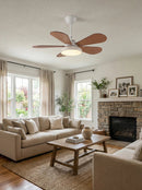 Round Colored Petal Shaped Ceiling Fan Lights