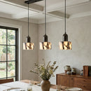 Round Dekum Marble Pendant Lamp