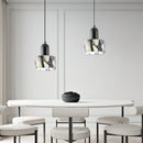 Round Dekum Marble Pendant Lamp