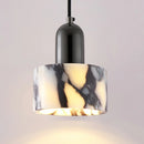 Round Dekum Marble Pendant Lamp