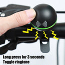 Round Modern Bicycle Bell Electric Bike Horn Loud 130db Sound Signal 3 Ringtones Little Black Ball Water Proof Accessories 3 Sound Modes Loud Horn Waterproof Bicycle Bell For Handlebar Bicycle Horn