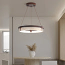 Round Orbit Travertine Chandelier