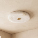 Round Sophie Alabaster Ceiling Lamp