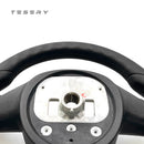 TESERY Touch Horn Round Steering Wheel Replacement for Tesla Model S / X 2021-2023