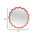 Round Wave Mirror