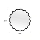 Round Wave Mirror